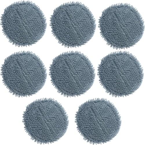 8PCS Mop Cleaning Cloth for Household Suction and Mopping Machine Mop for ROIDMI NEX2 PLUS Vacuum Cleaner Accessories