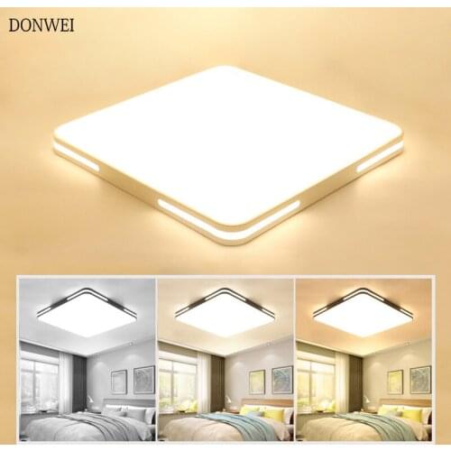 Modern Acrylic Super Thin LED Ceiling Lights Home Lighting Fixture Ceiling Light for Living Room Bedroom Kitchen Remote Control
