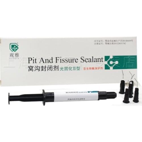 Dental pit and fissure sealant Light curing Fluoride protection material dental tools