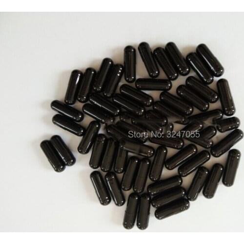1000pcs/lot Empty Black Capsule Shells, Hollow Size 0# Medicinal Powder Storage Container,DIY Mask Refillable Bottle,Makeup Tool