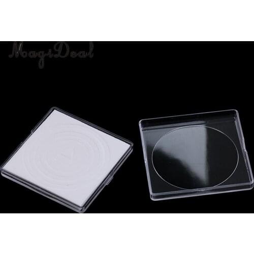 20pcs 20mm-40mm Coin Capsule Collection Display Container Holder Storage Case