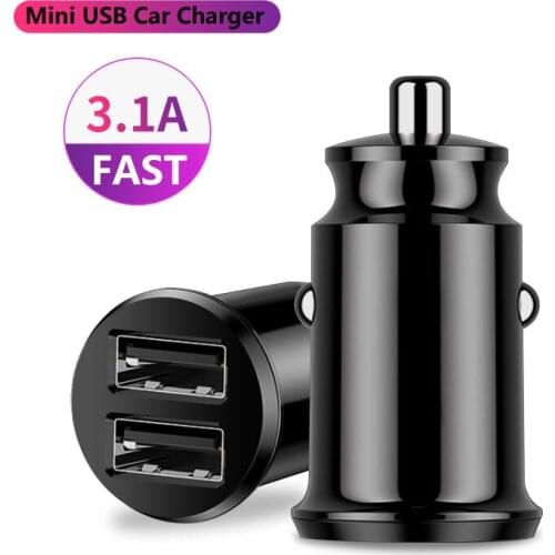 3.1A Fast Charger Mini Dual USB Car Charger For VW Golf 4 5 6 Passat B5 B6 B7 Touareg Jetta Gol Touran Bora Tiguan Caddy CC GTI