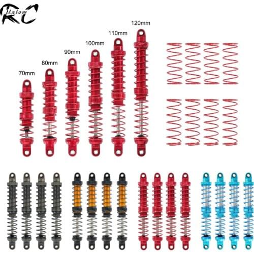 Dual Spring Metal Oil Adjustable Shock Absorber 70mm 80mm 90mm 100mm 110mm 120mm for ARRMA SENTON Axial CAPRA SCX10 TRX-6 TRX-4