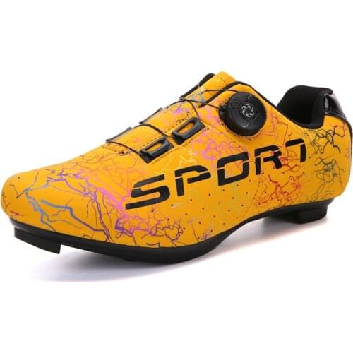New Arrival Mens Mtb Flat Shoes Breathable Road Cycling Sneakers Elastic Band Bicycle Racing Shoe Big Size 37-47 Man Bike Sport