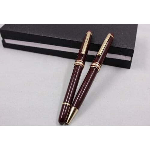 2021 new Black Resin Ballpoint Pen Luxury Design Meisterprice Rollerball Pens 163 Fountain Pen for Writing Business Gift