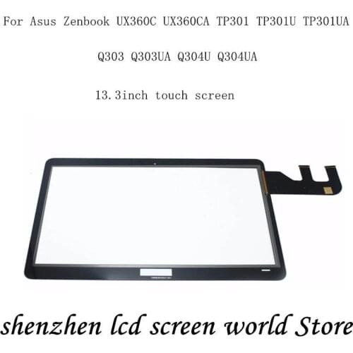 13.3'' Touch Glass For Asus ZenBook UX305 UX305CA UX305LA UX305FA UX360C UX360CA Front Glass Touch Screen Digitizer Repair Lapt