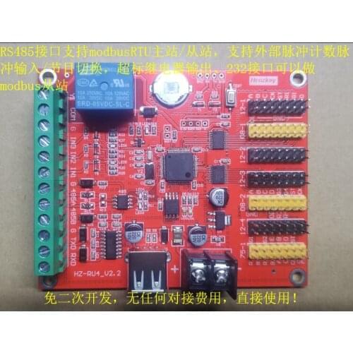 Modbus LED Display | Kingview PLC LED Industrial Billboard Control Card Pulse Count LED Display