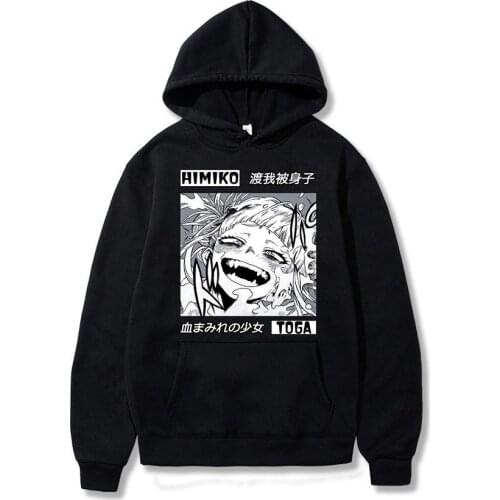 My Hero Academia Himiko Toga Boku No Hero Academia Hoodie Anime Hoodie Kawaii Hoodie Harajuku Sweatshirt Women Winter Hoodies