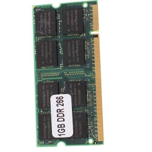 1GB Memory RAM Memory PC2100 DDR CL2.5 DIMM 266MHz 200-pin Notebook Laptop