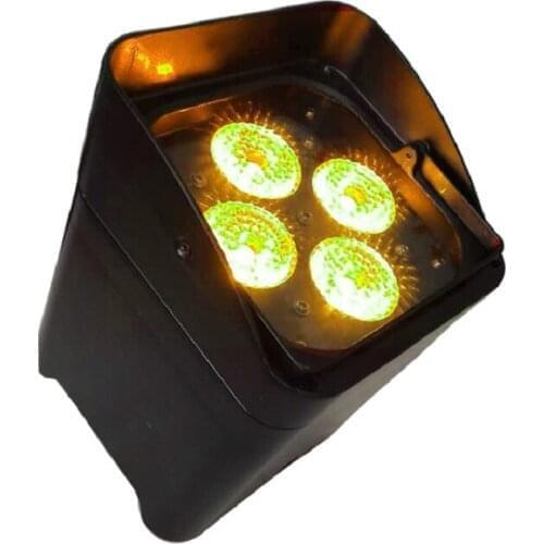 16pcs/lot High quality par 4 PCS led rgbwa uv18W 6In1 wireless battery LED par light