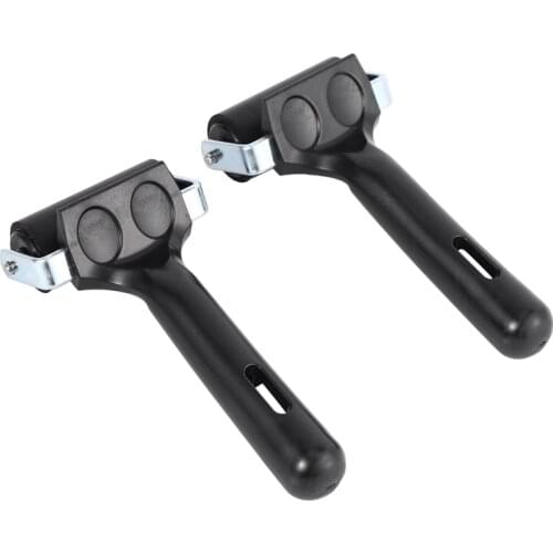 2Pcs/Set Practical Black Durable Professional Rubber Roller Brayer Paint Art Accessary Painting Supplies Diy Crafts Tool