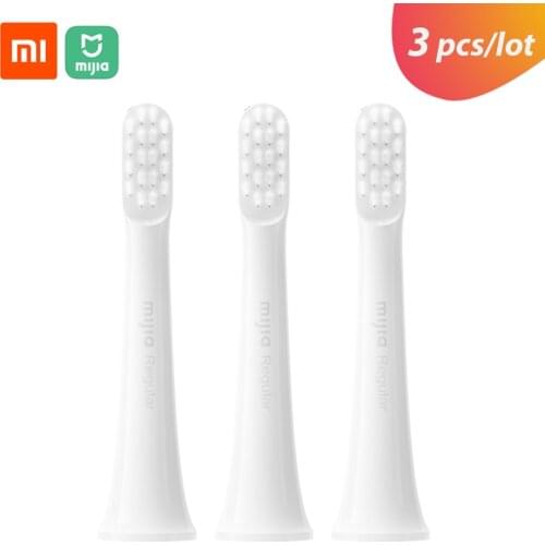 3pcs/lot xiaomi mijia Original Toothbrush Brush Head For Xiaomi Mijia T100 Electric Toothbrush Soft Bristles Deep Cleaning