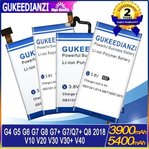 Battery For LG G5 G6 G4 G7 G8 ThinQ V20 H850 H820 H830 H831 H840 G600L H870 H871 H872 G7+ G7ThinQ LM G710 Q7+ LMQ610 Bateria
