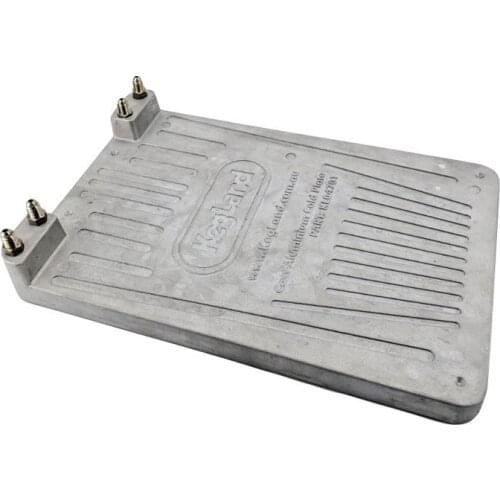 CAST ALUMINUM COLD PLATE - TWO CIRCUIT/LINES