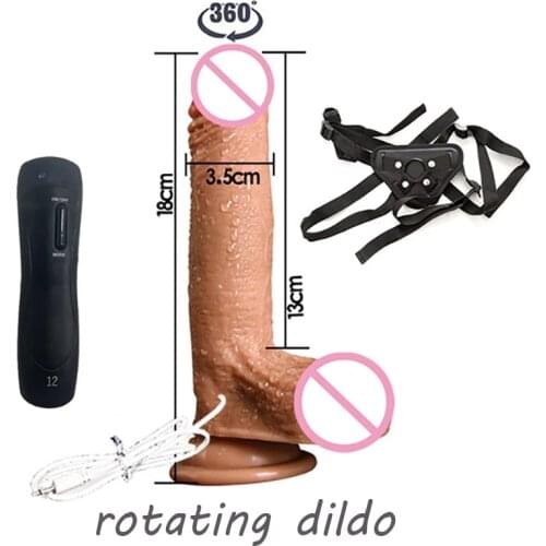 Big Realistic Dildo Strapon Suction Cup Huge Dildos Vibrating Huge Penis Dick Vibrator Sex Toys For Women Lesbian Masturbation