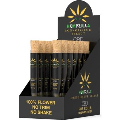 Paper printed counter small display boxes packaging boxes for retail pre roll cbd store custom preroll display box