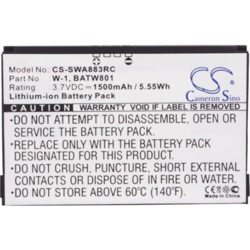 Cameron sino 1500mah battery for NETGEAR AirCard 778S Mingl 4G 3G 4G NTGR778AVB for SIERRA WIRELESS Aircard 753S 754S LTE