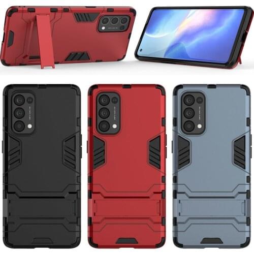 For OPPO Realme 7i 7 X7 Pro F17 Pro A73 4G A93 Stand Case Rugger Armor Hard Case For OPPO Reno 5 Pro Reno 4 Pro 4G