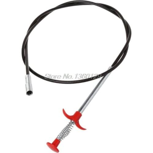 Stainless Steel Flexible Pick Up Tool Long Spring Claw Grip Toilet Kitchen Sewer Cleaning Supply Length 1.6m Dec10 Dropship