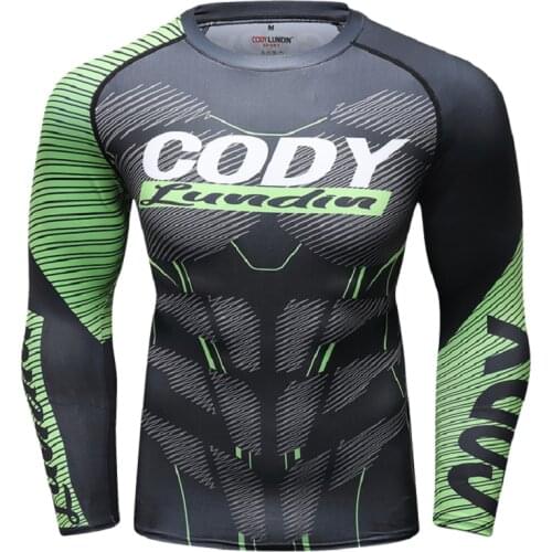 Factory Prices Men Oversized Long Sleeve Casual Digital Sublimation Printed Fitness Tshirt