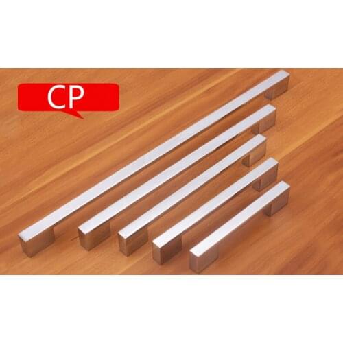 Chrome Plated Modern Handle (C.C.:192MM L:218MM H:23MM) Drawers Cabinets