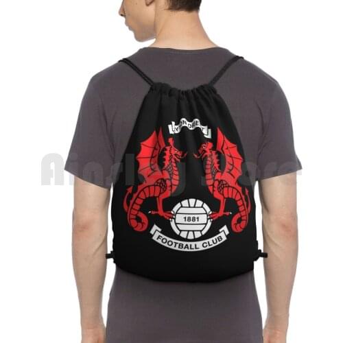Best 2020 Backpack Drawstring Bags Gym Bag Waterproof Cool Football Leyton Soccer Leyton England London Red English 2020