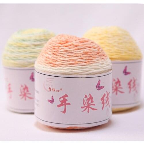 50g Soft Milk Cotton Yarn For Baby Hand Knitting Crochet Yarn for DIY Sweater Sock Scarf Hat
