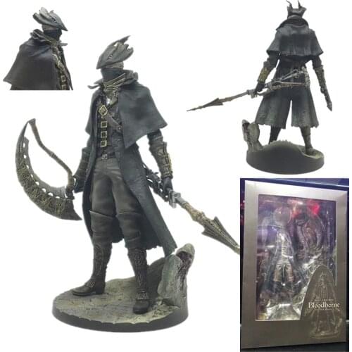 30cm HOT Game Bloodborne The Old Hunters Figures Model Sickle statue Collection of toy gifts Doll Brinquedos