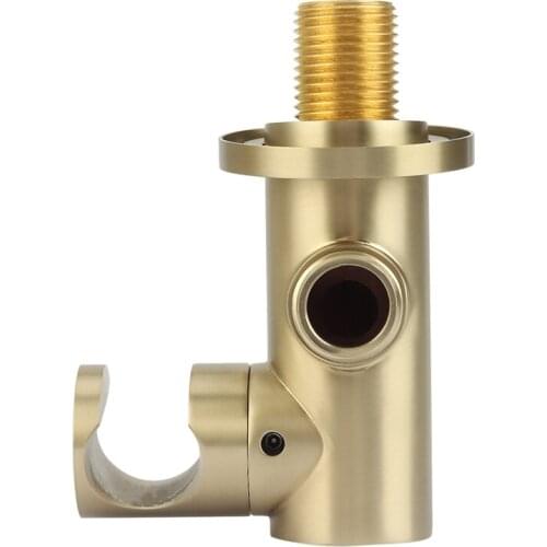 Brass Rotatable Handheld Shower Head Base Wall-Mounted With Water Inlet Fixing Bracket Shower Accessories