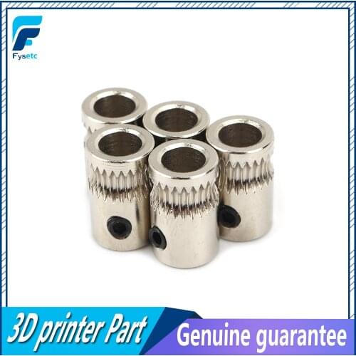 5pcs Filament Gear Motor Gear Filament Pulley For Prusa i3 MK2 MK2.5/MK3 Multi Materials 2.0 3D Printer Extruder Gear