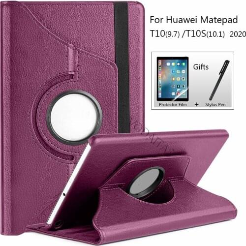 T10 T10S PU Leather Smart Tablet Case Cover Huawei Matepad T10S 10.1" T10 9.7" 2020 AGS3-L09/W09 AGR-L09/W09 Stand Case