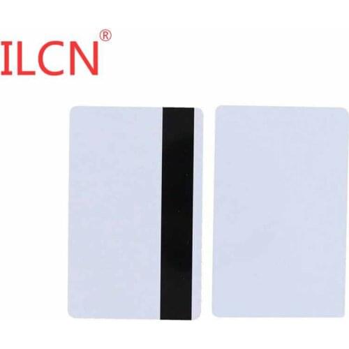 High Resistance Device Blank Card PVC Magnetic Stripe Card 2750 OE Hi-Co 3 Track Magnetic Card For Access Control System 100pcs