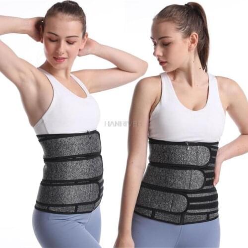 Belly in ms movement with the garment suddenly and violently sweat a belt of corsets fitness zipper three belts