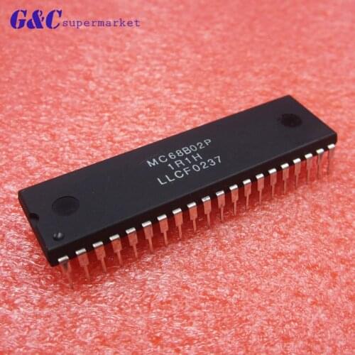 1/5PCS MC68B02P 68B02P 68B02 40PINS PERIPHERAL INTERFACE ADAPTER IC diy electronics