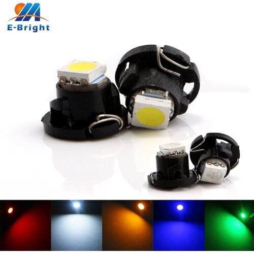 50pcs/lot T4.7 5050 1SMD DC 12V Led Dashboard Instrument Cluster Light Interior Lights Auto Bulb Car Gauge Speedo Dash Bulbs