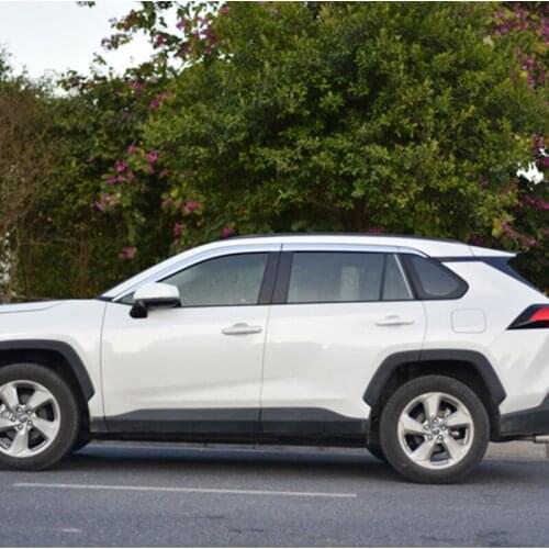 6 PCS Front Car Window Wind Sun Rain Visor Deflectors Tinted Windows Shield For Toyota Rav4 2013- 2020