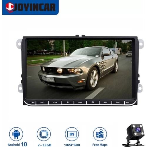 JOYINCAR Android 9.1 Car Auto Audio for VW POLO GOLF 5 6 POLO PASSAT B6 CC JETTA TIGUAN TOURAN EOS SHARAN SCIROCCO CADDY SWC WIF