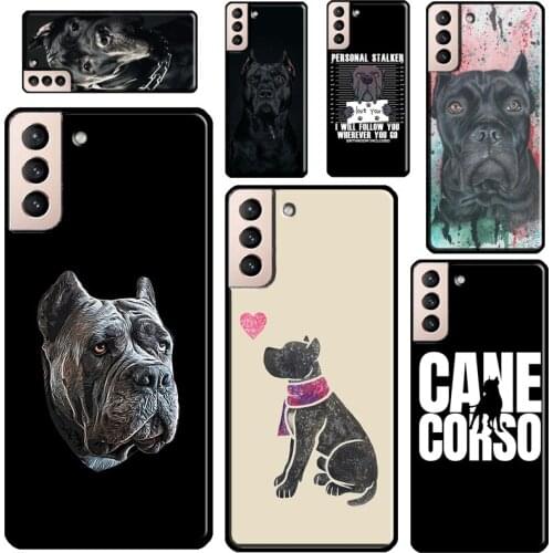 Italian Cane Corso Mastiff Dogs Phone Case For Samsung Galaxy S20 FE S21 Ultra Note 20 Note 9 10 S8 S9 S10 Plus Back Cover