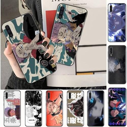 Cartoon Anime Jujutsu Kaisen Phone Case For Samsung A40 A31 A50 A51 A71 A20E A20S S8 S9 S10 S20 Plus note 20 ultra