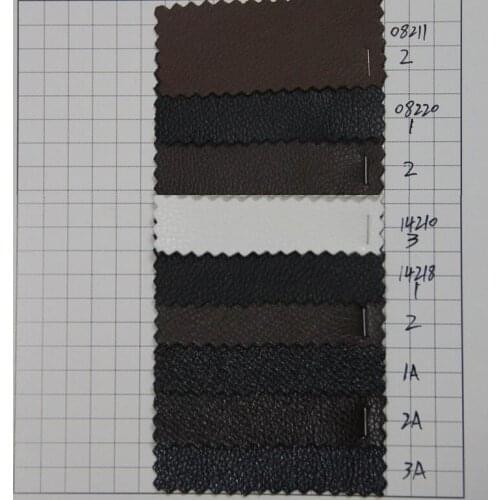 Luggage bags Material litchi embossed leather high quality embossed microfiber automotive leather free shipping