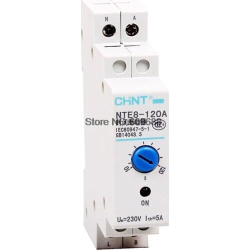 CHINT NTE8-10A/10B/120A/120B/480A/480B DIN RAIL DIGITAL Timer Programmable Relay Time Delay Relay Time Switch