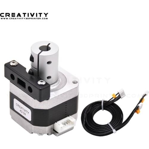 With Dual Type Wire Mount Block and 5*8mm Rigid Coupling Kit Dual Z Axis Upgrade Stepper Motorfor Creality CR-10 / Ender-3