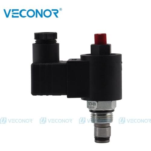 Electric Lowering Valve for Deli with 24V Solenoid of Power Pack for Two Post Car Lift Pressure Release Valve for Garage Repair