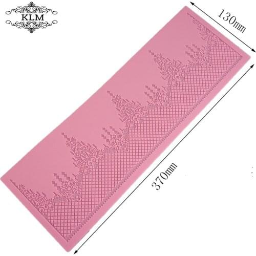 Crown Cake Edge Lace Mat Silicone Mold Sugar Fondant Cake Tools