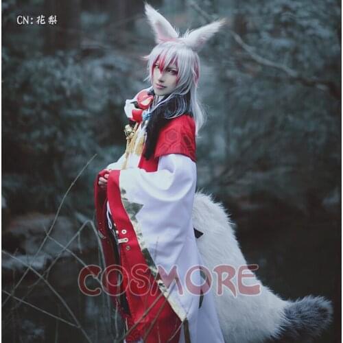 Hand Tour Yin-Yang Division Costplay Costume Fox Fairy Cosplay Costume Full Set Shoe Size Need to Contact Us