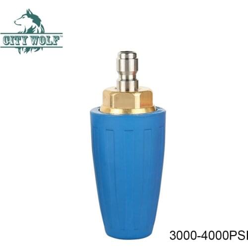 City wolf copper turbo rotation nozzle 3600PSI for industrial &household high pressure car washer gun