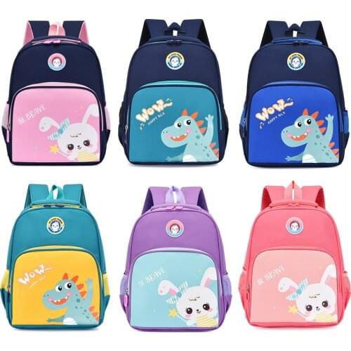 Cute Cartoon Animal Printing Children Backpacks Small Hit Color Kindergarten School Knapsack Large Capacity Rucksacks