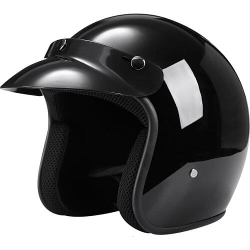 Motorcycle Helmet Jet Vintage Helmet Open Face Retro 3/4 Half Helmet Casco Moto Capacete Motoqueiro Motorbike Scooter Downhill