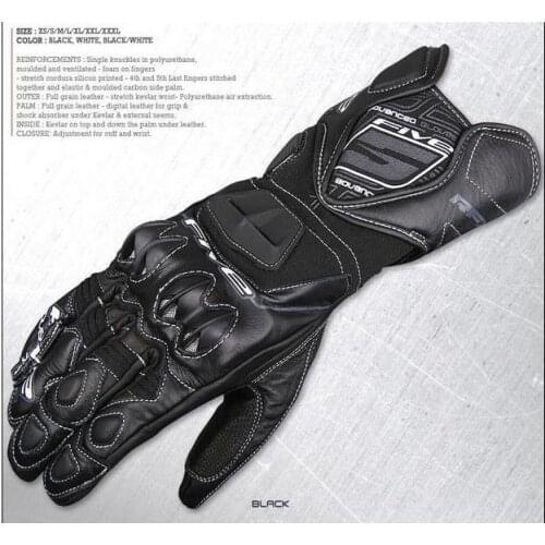 New Five Motorcycle gloves Men Motocross Racing Riding gloves Knight drop resistance Gloves