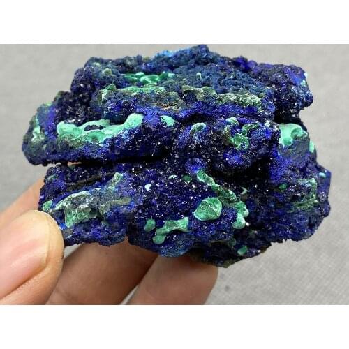 Natural azurite mineral cristal espécime da província de anhui, china